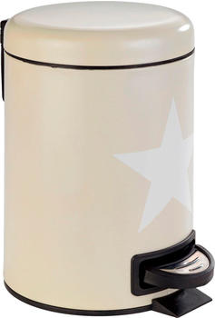 Wenko Stella Kosmetik-Treteimer 3 L taupe
