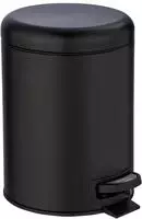 WENKO LEMAN Kosmetikeimer 5 Liter, Schwarz