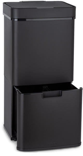 Klarstein Royal Trash Sensor-Mülleimer (72l) matt schwarz
