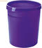 HAN 15 x Papierkorb Grip 18 Liter mit 2 Griffmulden Trend Colour lila