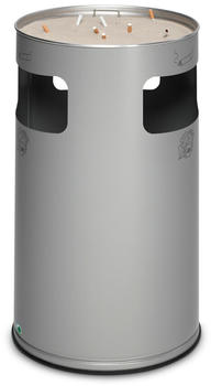 VAR Ascher-Abfall-Kombination Standmodell, 69,2 Liter, schwarzgrau