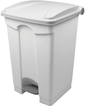 Helit Tret-Abfallbehälter „the step“, 45 Liter, weiß