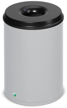 VAR Sicherheits-Papierkorb feuersicher, 50 Liter, lichtgrau