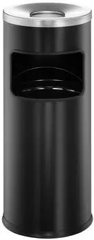 DURABLE Papierkorb Safe mit Ascher schwarz 17l