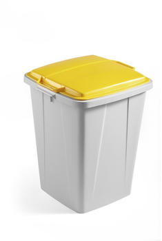 DURABLE Abfallbehälter DURABIN 90l Grau/Gelb