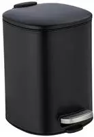 WENKO Treteimer Mod. Alassio, Schwarz 5 L Easy-Close Absenkautomatik 24781100