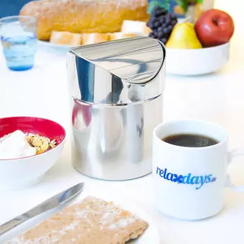 ClearAmbient Speights 1,2 L Schwingdeckel-M&uuml;lleimer aus Metall