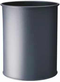 DURABLE Papierkorb Metall rund 15 5er SET, metallic silber