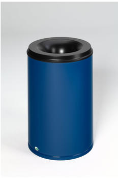 VAR ® Sicherheits-Papierkorb feuersicher 110 Liter enzianblau