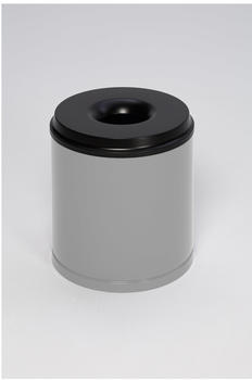 VAR Papierkorb 30 L feuersicher silber