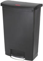 Rubbermaid Step-On-Tretabfallbeh&auml;lter - 90 L schwarz.