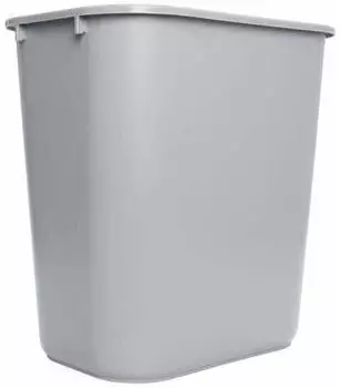 Rubbermaid Rechteckiger Abfallbeh&auml;lter 26,6l grau