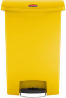 Rubbermaid Step-On-Tretabfallbeh&auml;lter - 90 L gelb.