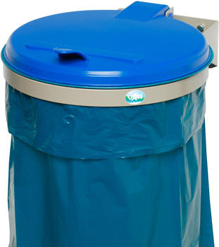 VAR Müllsackständer Wandmontage blau 120l Müllsäcke