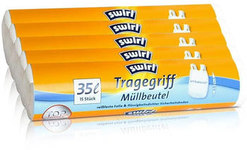 Swirl 5x Tragegriff Müllbeutel 35L ( 15 stk./Rolle )