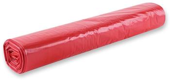 Mensch 10x25 Müllsäcke 120 Liter LDPE 70x110 cm Rot 33 my red