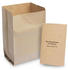 Plock Bio-Papierbeutel 10 l unbedruckt | 300 Stück | kompostierbare Papiertüten | Kraftpapier - brown paper