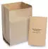 Plock Bio-Papierbeutel 10 l unbedruckt | 300 Stück | kompostierbare Papiertüten | Kraftpapier - brown paper