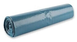 Mensch 6x25 Müllsäcke 120 Liter LDPE 70x110 cm Blau 45 my blue