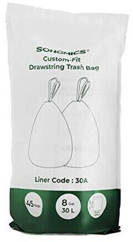 Songmics Drawstring Trash Bag 30 L (45 Stk.)