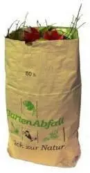 NaturaBiomat Abfallsack Kraftpapier f&uuml;r Bio- & Gr&uuml;nabf&auml;lle ca. 120l 25 Stk.