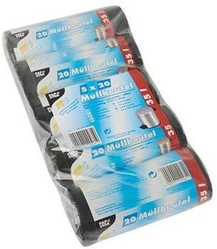 Starpak 100 HDPE 35l 69x55 cm schwarz Polypropylen 12461