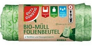 Gut & Günstig Bio- 10,0 l grün, GUT&GÜNSTIG 10 Stück