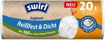 Swirl 20l Müllsäcke mit Zugband 15 Stk.