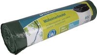Secolan M&uuml;lleimerbeutel - 15 Beutel 60L schwarz