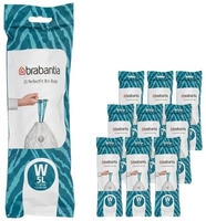 Brabantia 137884, Brabantia PerfectFit Bags (20x, 5 l) (137884) Weiss