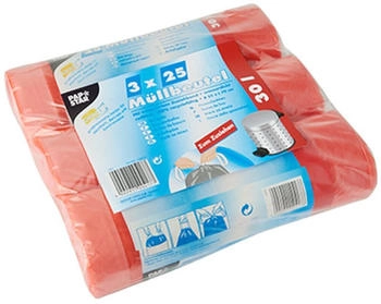 Starpak 125 Müllbeutel mit Zugband HDPE 30l 62x55 cm grün Polypropylen 12436