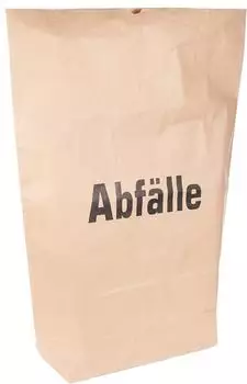 Mensch Müllsäcke 120 Liter Papier "Abfälle" 25 Stück