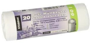 Starpak mit Duft, LDPE 60 l H 72 x B 60 cm weiss - Lavender (Karton) (88807)
