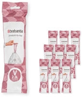 Brabantia 137686, Brabantia PerfectFit Bags (10x, 3 l) (137686) Weiss