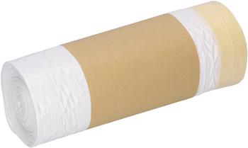 Deiss HDPE- mit Zugband 30 Liter weiß 56874 1 Karton = 30 Rollen à 40 Beutel
