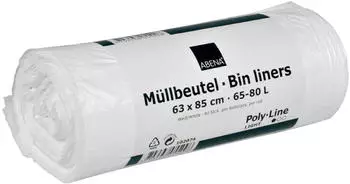 Abena 70l 630x850 mm 8 HDPE 40 Stk. weiß