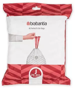 Brabantia (J) M&uuml;llbeutel, 20-25 Liter 11 56 08 , 1 Spenderpackung = 40 M&uuml;llbeutel