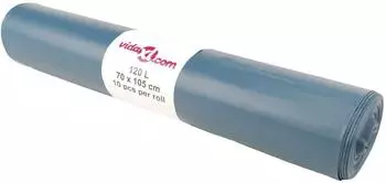 vidaXL M&uuml;lls&auml;cke 100 Stk., blau, 120L (155346)