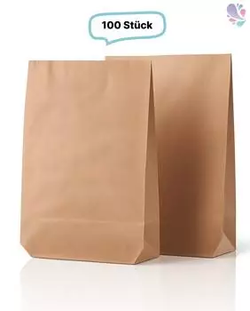 Blanc Hygienic Recyclingpapier-M&uuml;llbeutel 110-120L braun, 100 Stk (GD-311796-RP)