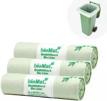 NaturaBiomat Bioabfallsack 3 x 10 Stk. x 60-80l 3 (100099)