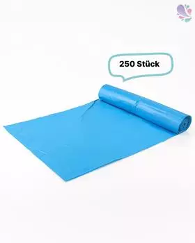Blanc Hygienic M&uuml;llbeutel 140L, blau, 40my, 250 St&uuml;ck (GD-311971-MB140L40-250)