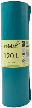 NaturaBiomat reMat Recycling-Müllsäcke 120l, 42µm, 150 Stück (101321)