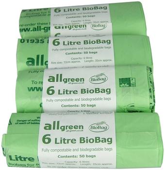 All-Green BioBag VC 6L-4 Müllsäcke (200 Stück je 6 Liter)