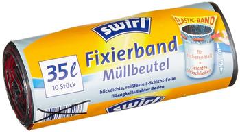Melitta Swirl Fixierband- , 35 Liter, 4 Rollen mit je 10 Beuteln, Anthrazit (175314)