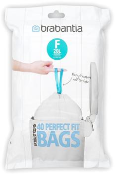 Brabantia Smartfix M&uuml;llbeutel Slimline 20 L (40 Stk.)