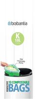 Brabantia Bio-M&uuml;llbeutel K, 10L, 10/Rolle - Green M&uuml;llbeutel