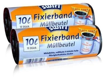 Swirl Fixierband Müllbeutel 10 L (15 Stk.)