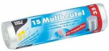Papstar Müllbeutel mit Tragegriffe 35 L (300 Stk.)