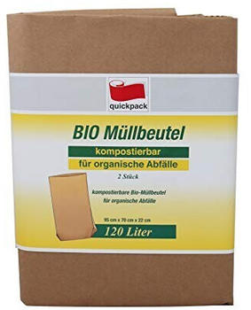 quickpack Bio M&uuml;llbeutel 120 L (2 Stk.)