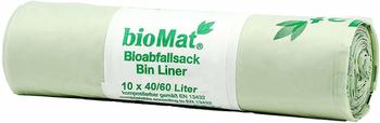 NaturaBiomat Biomat Abfallsack kompostierbar 40-60 L 10 Stck.
